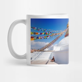 Boudhanath Buddhist Stupa Mug